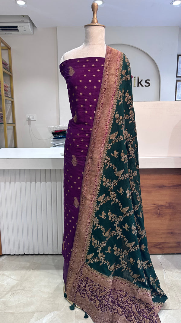 Kaddi Georgette Dress Material