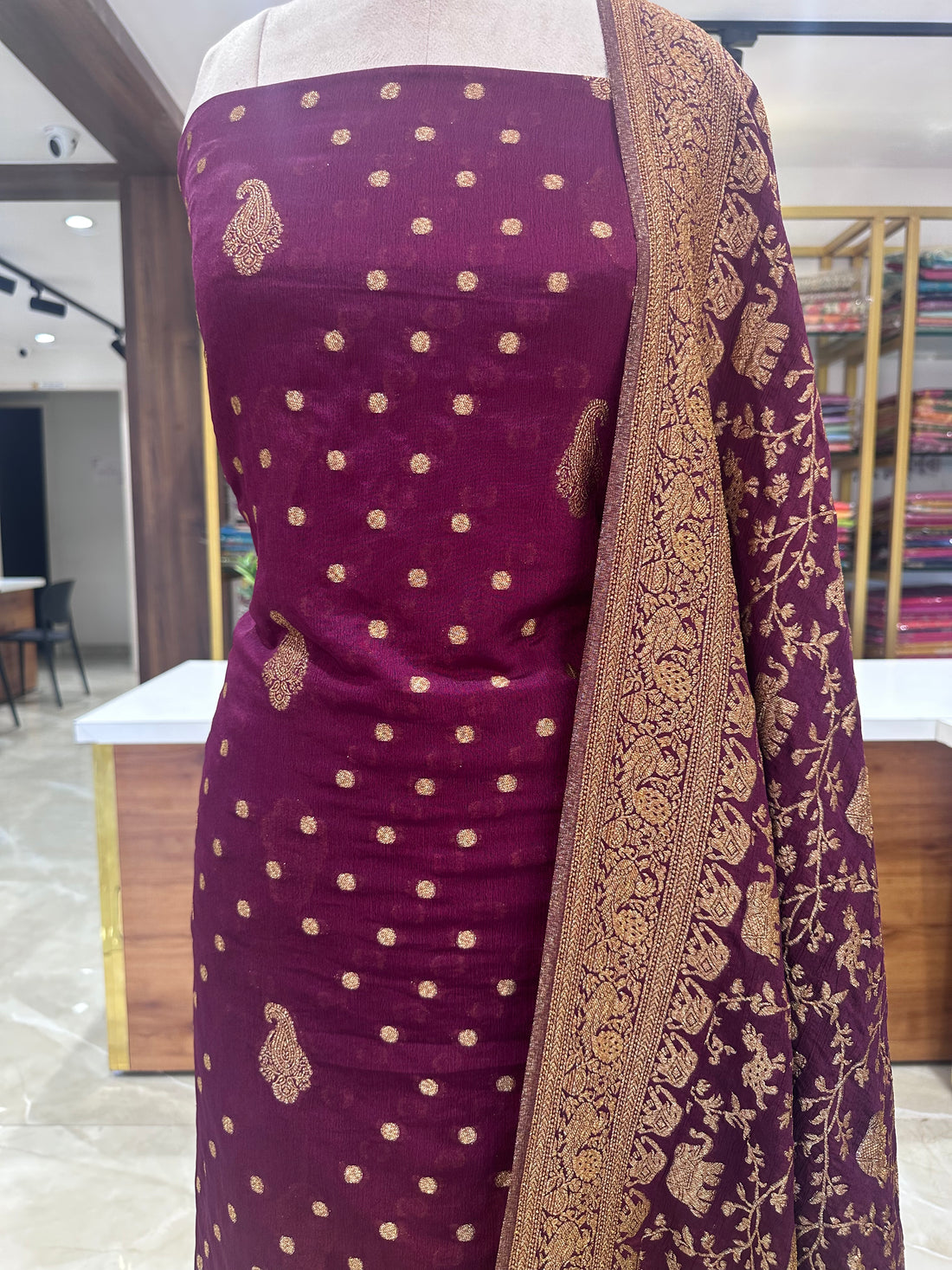 Banarasi Georgette Dress Materials