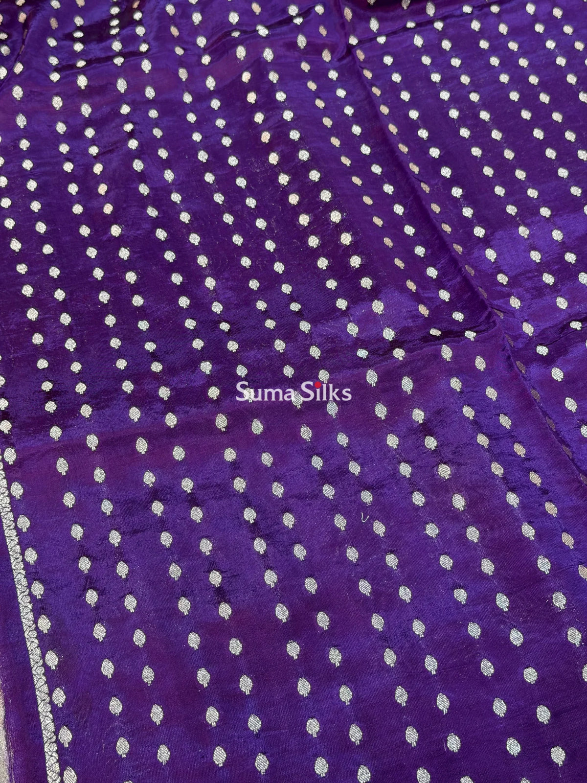 Chinniya Silk Saree Purple Color