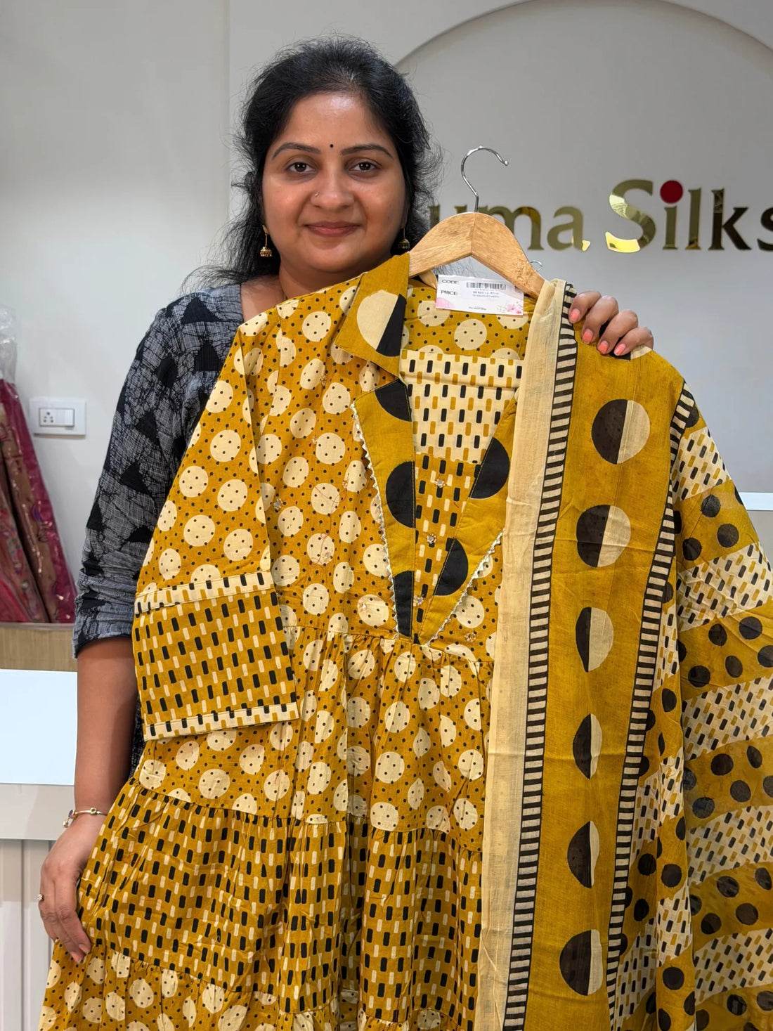 Cotton Tiered Anarkali