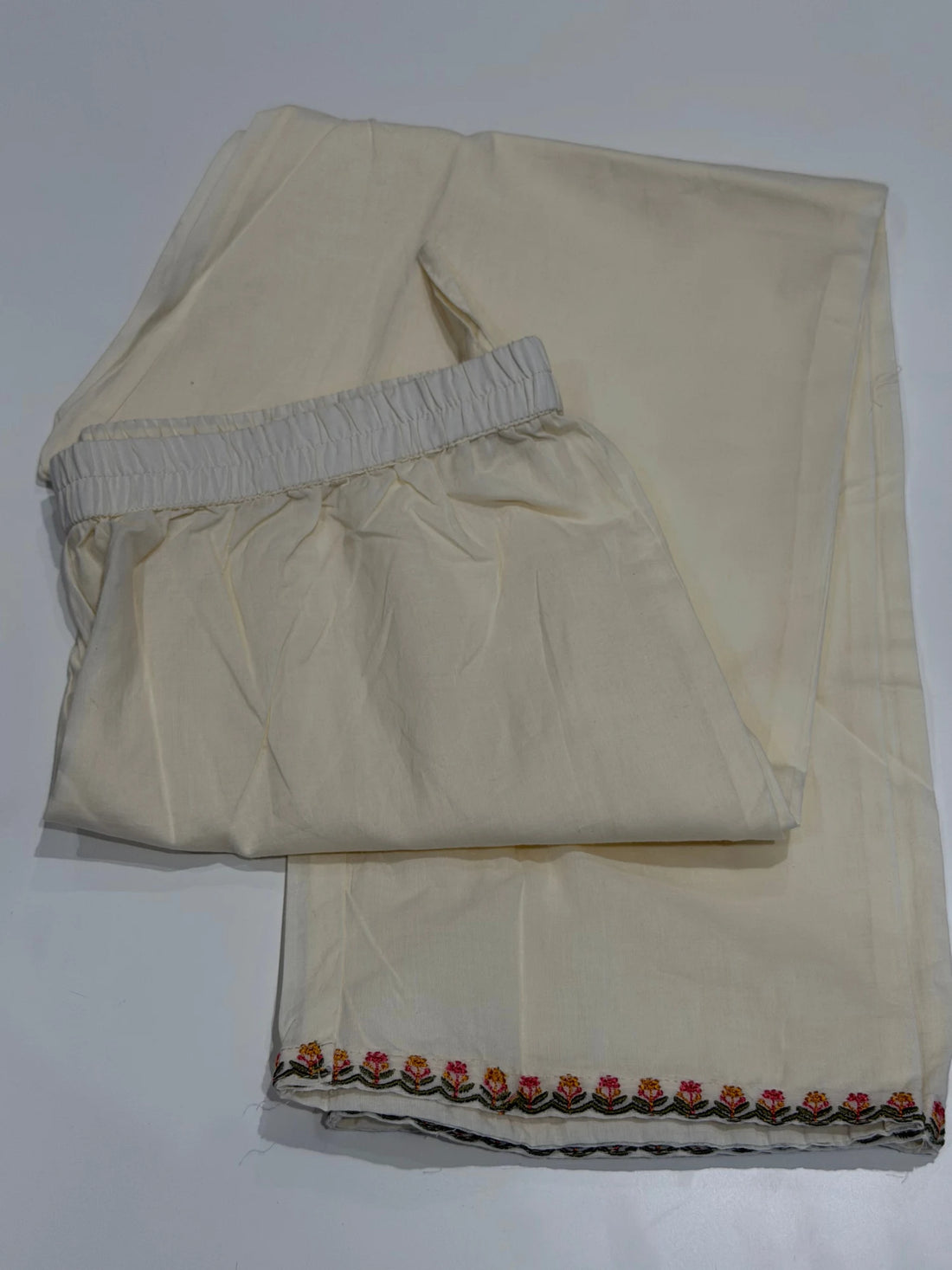 Pure Mul Cotton with Embroidery Work Fancy Suit