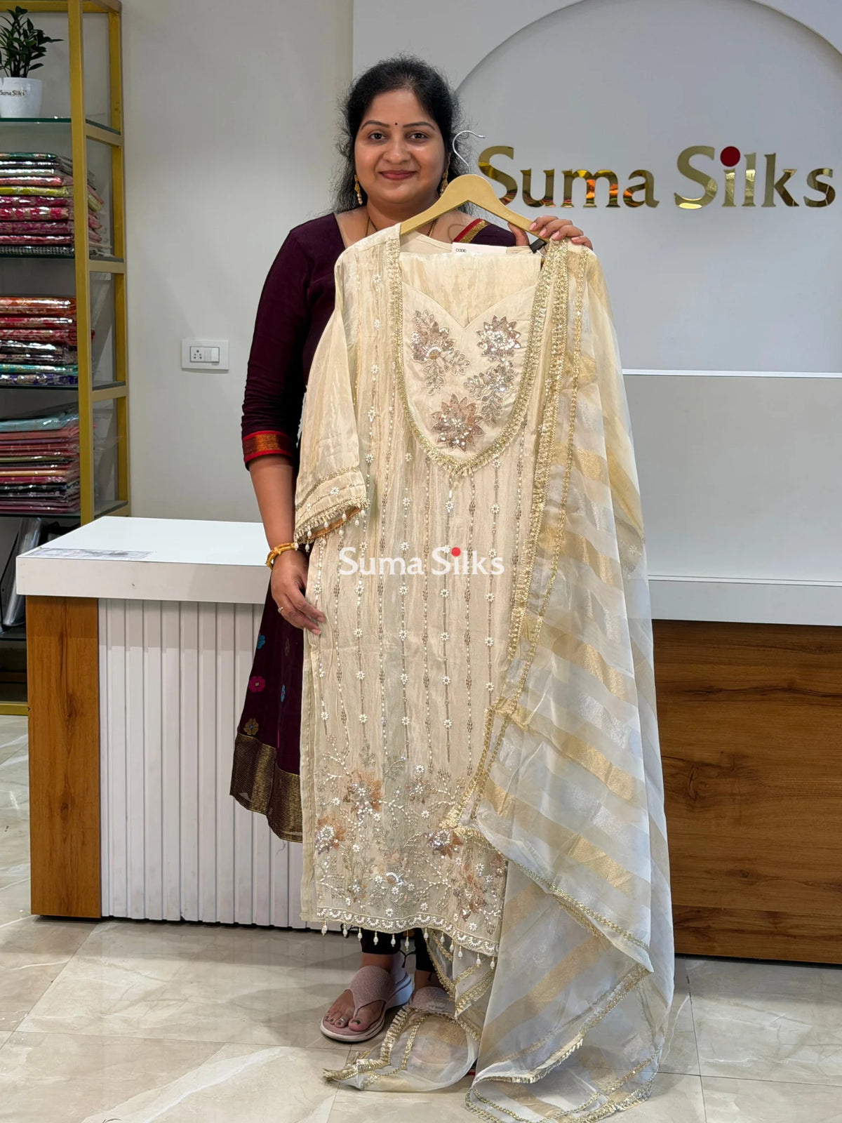 Tissue Silk Fancy Suit Set SSS1226