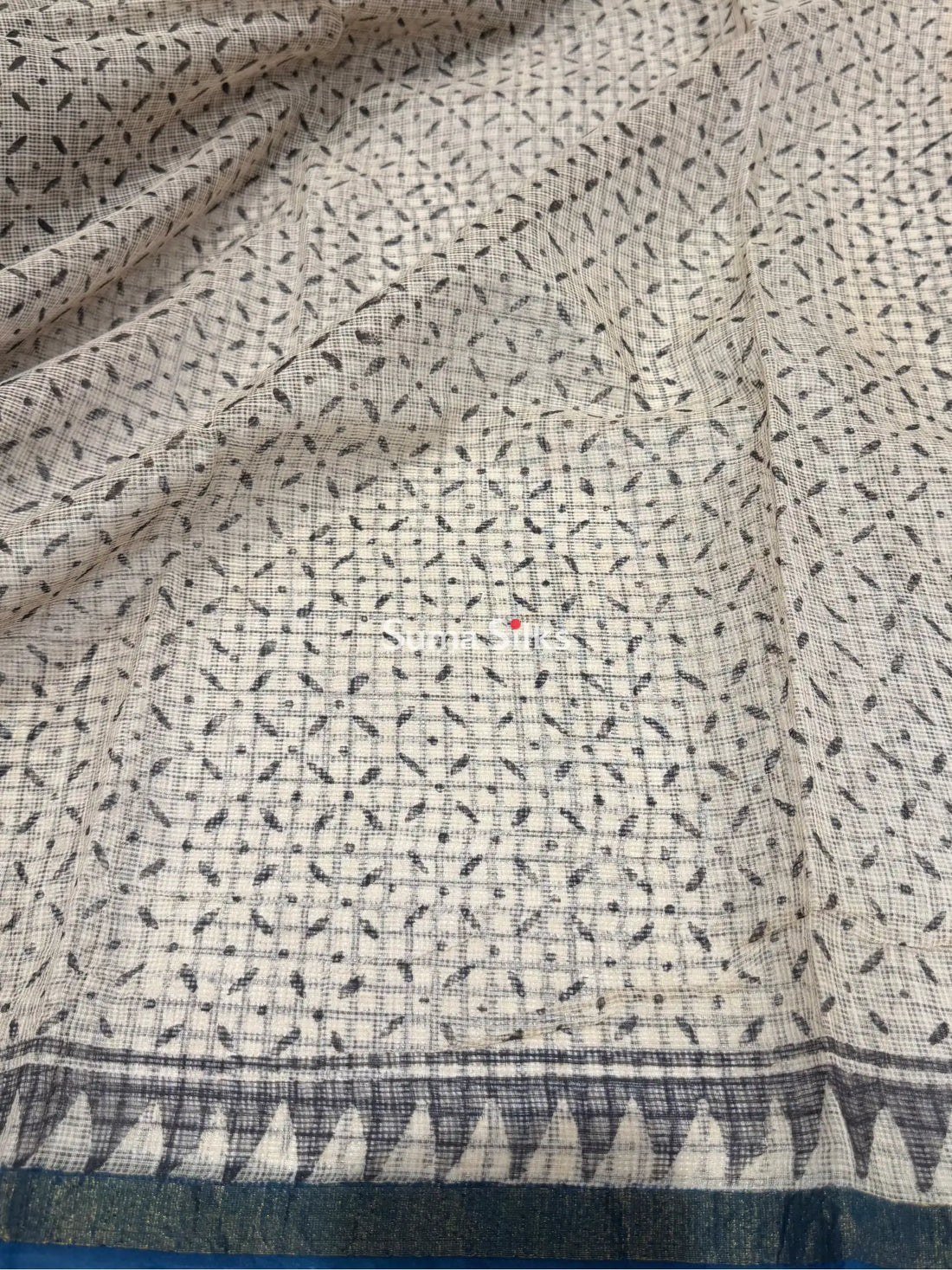 Jaipur Kota Block Printed Baby Elephant Black