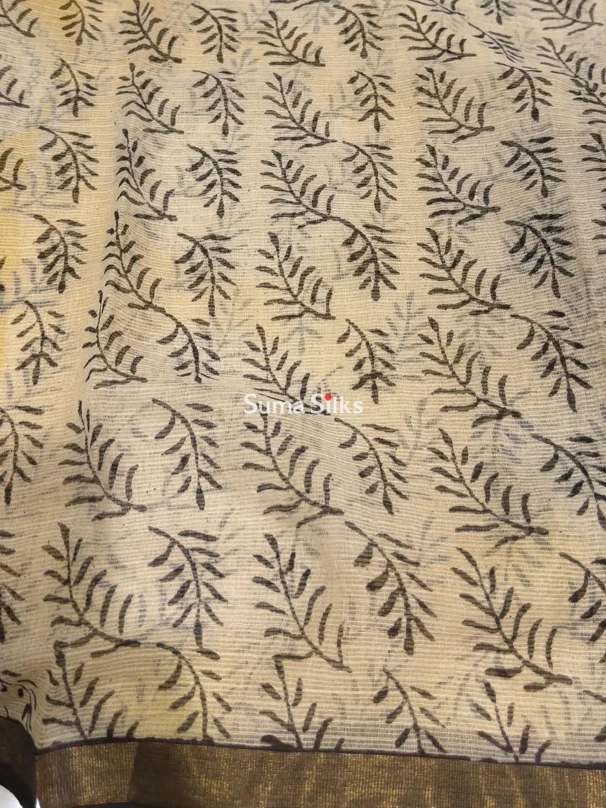 Jaipur Kota Block Printed Circles Yellow