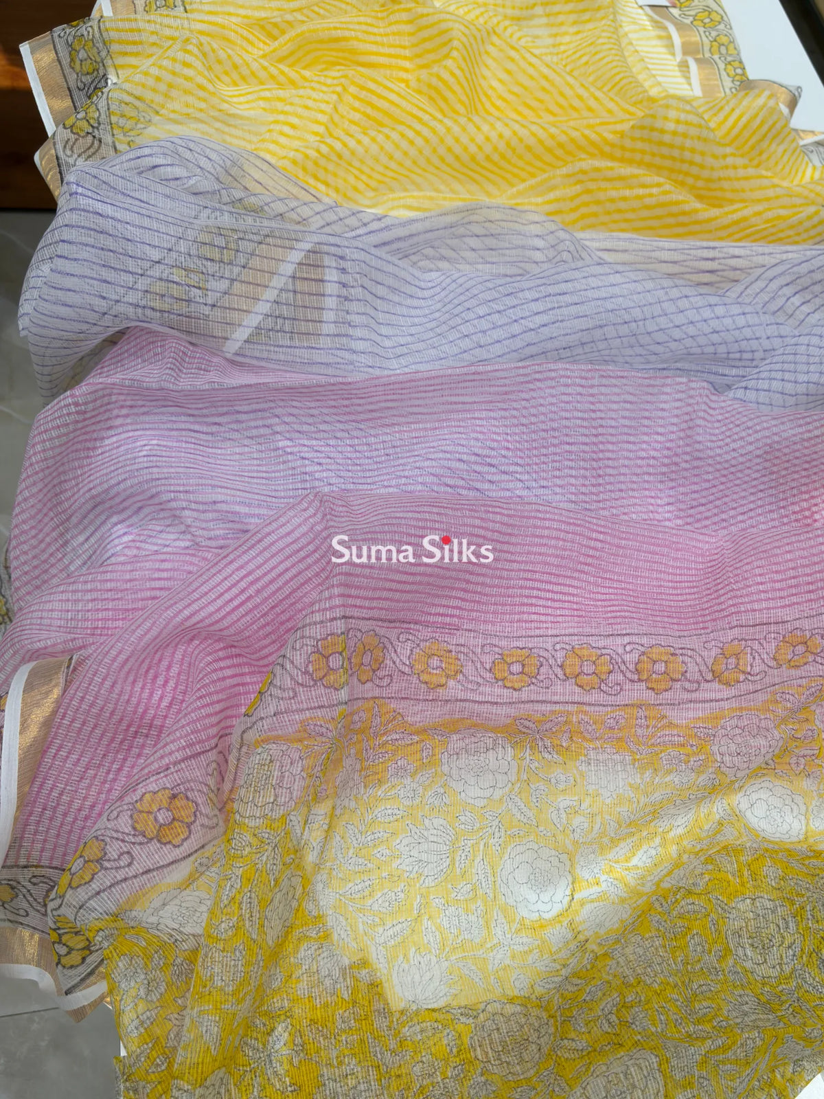 Jaipur Kota Block Printed Half And Half Design