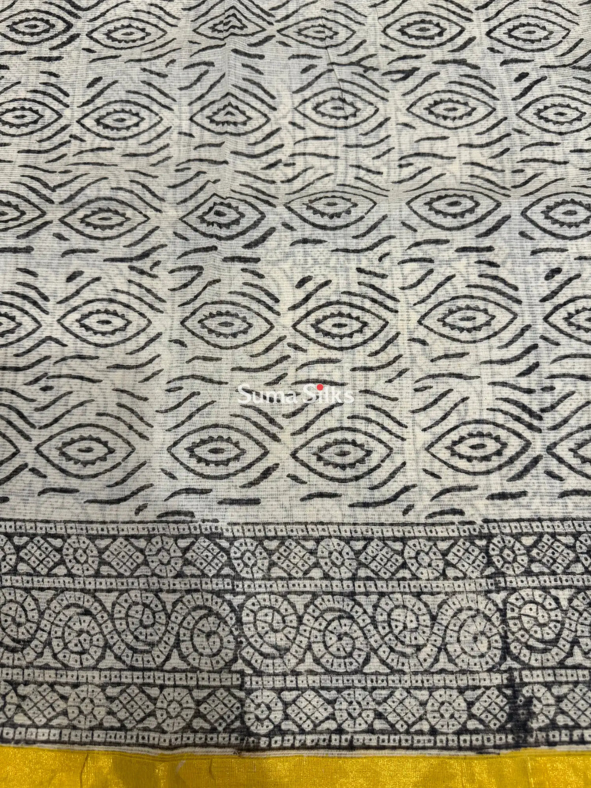 Jaipur Kota Block Printed Mango Yellow