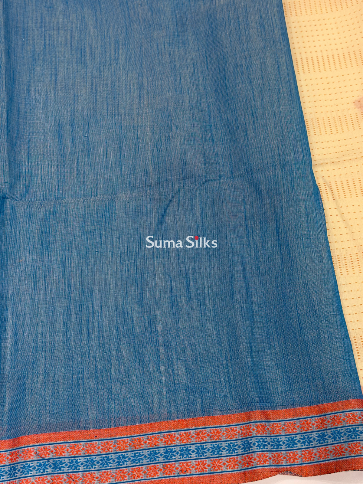 Kanchi Cotton Applique Cream Color