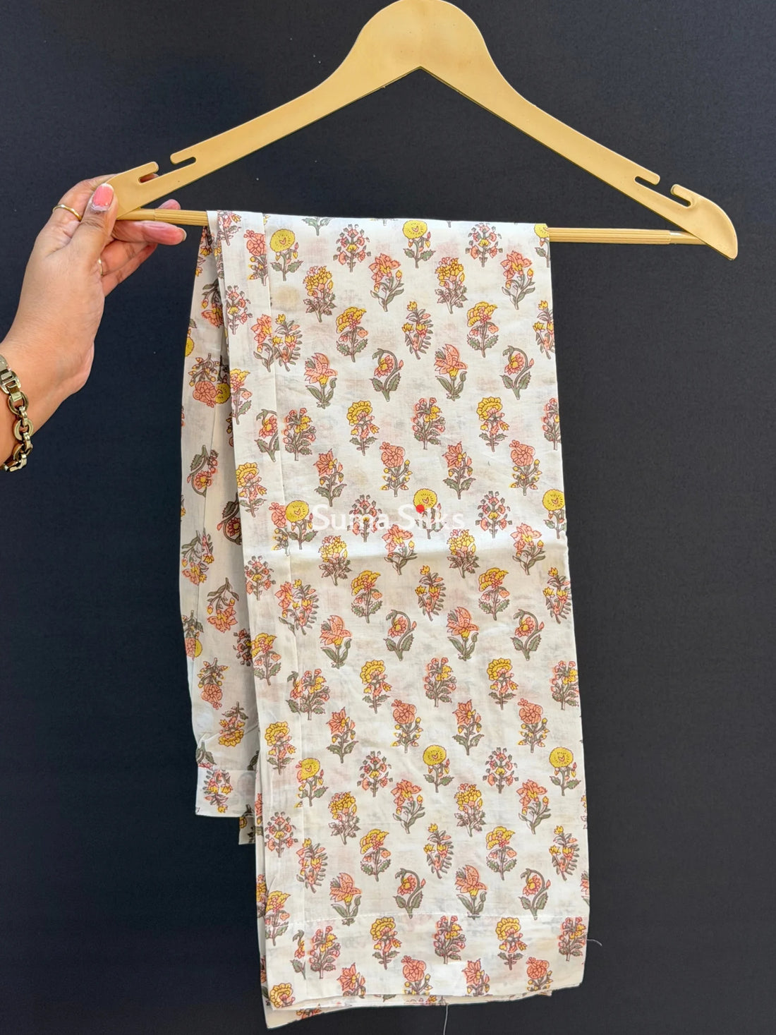Pure Cotton with Jaipur Printed Readymade Suit Set