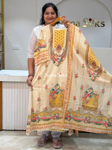 Linen Digital Printed Readymade Suit Set