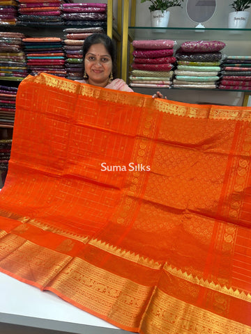 Mangalagiri Pattu Handloom Saree SSS1463-3