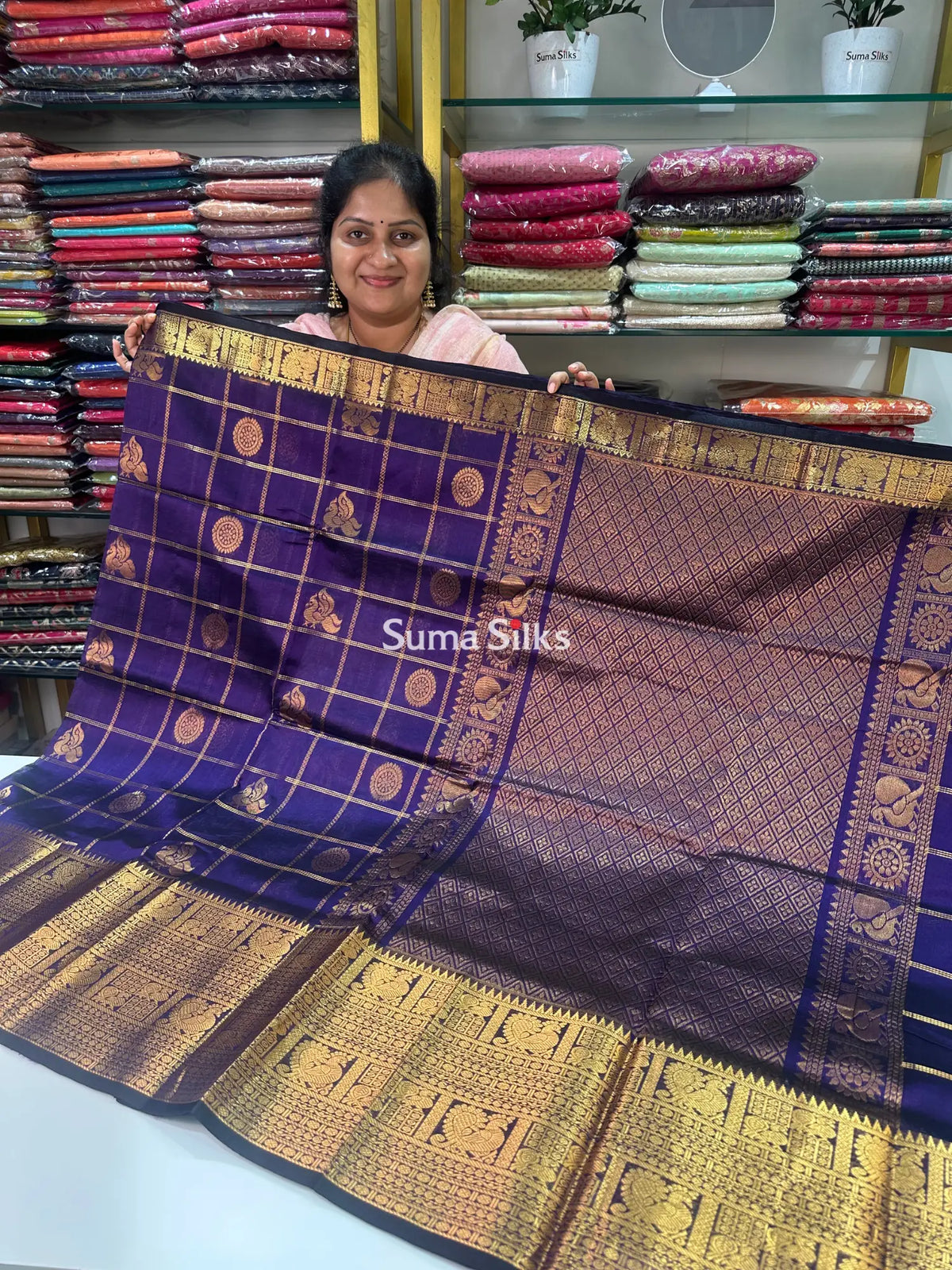 Mangalagiri Pattu Handloom Saree SSS1488-1
