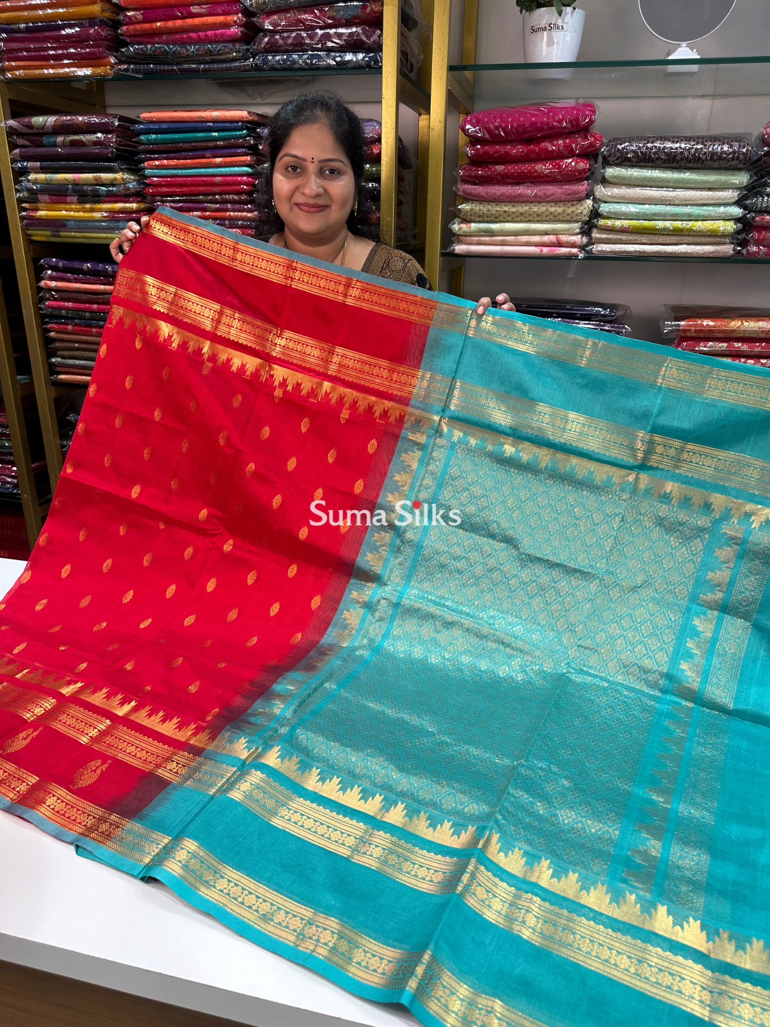 Mangalagiri Pattu Handloom Saree SSS1498-2