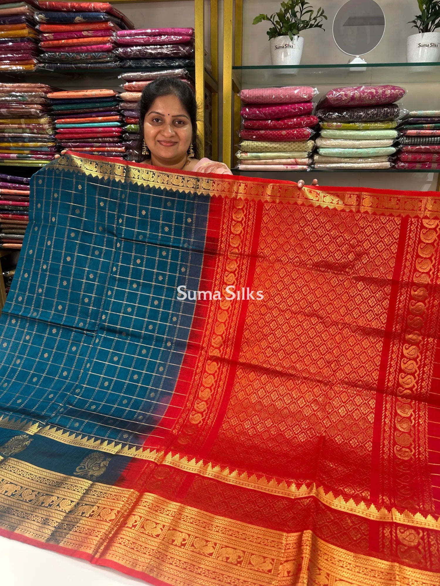 Mangalagiri Pattu Handloom Saree SSS1498-4