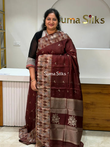 Manipuri Kota Attach Border Brown