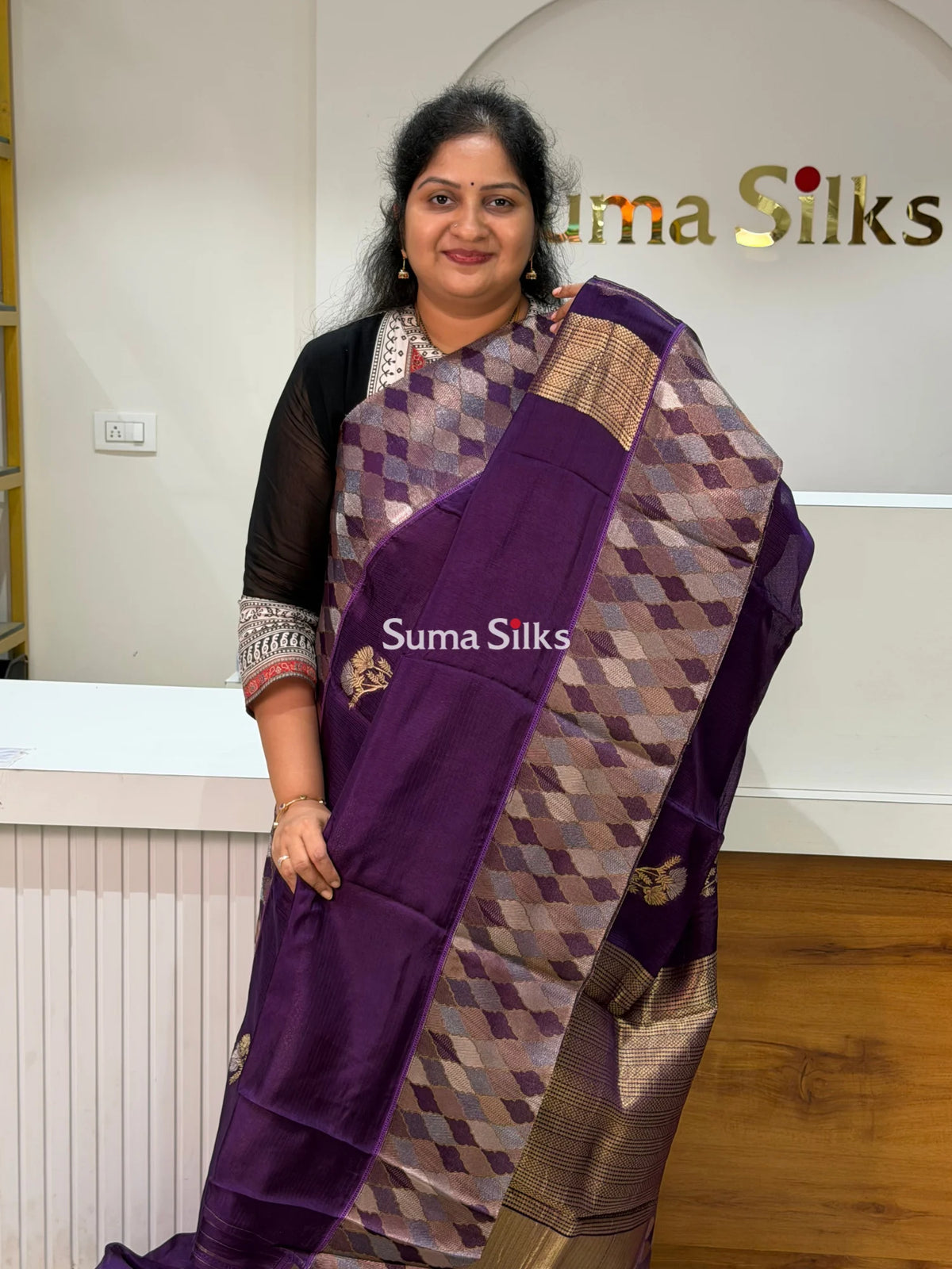 Manipuri Kota Attach Border Purple
