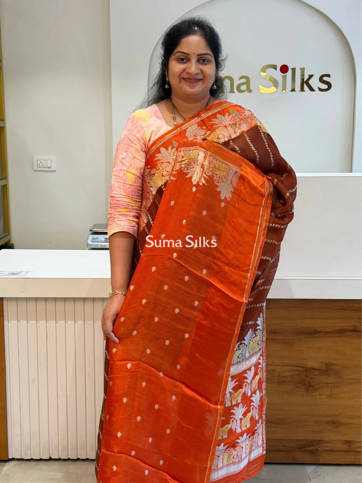 Manipuri Kota Brown Color