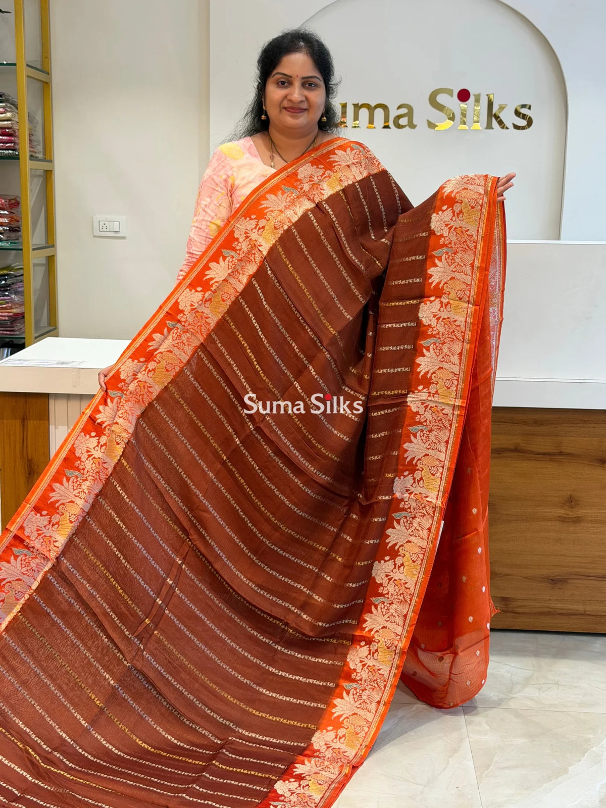 Manipuri Kota Brown Color