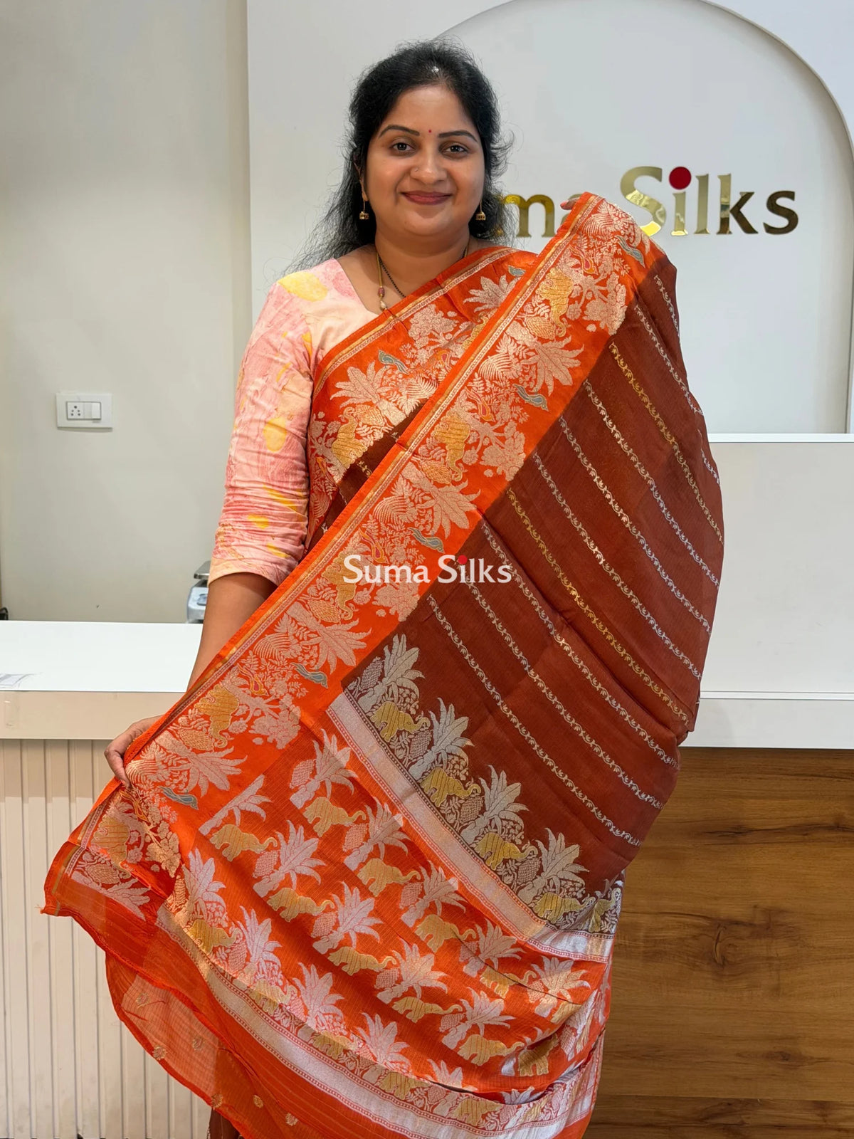 Manipuri Kota Brown Color