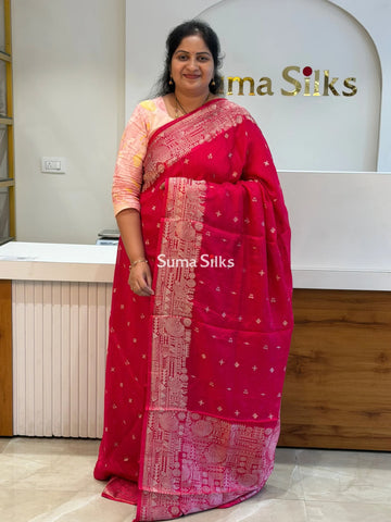 Manipuri Kota Pink Color