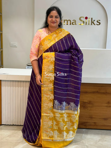 Manipuri Kota Purple Color