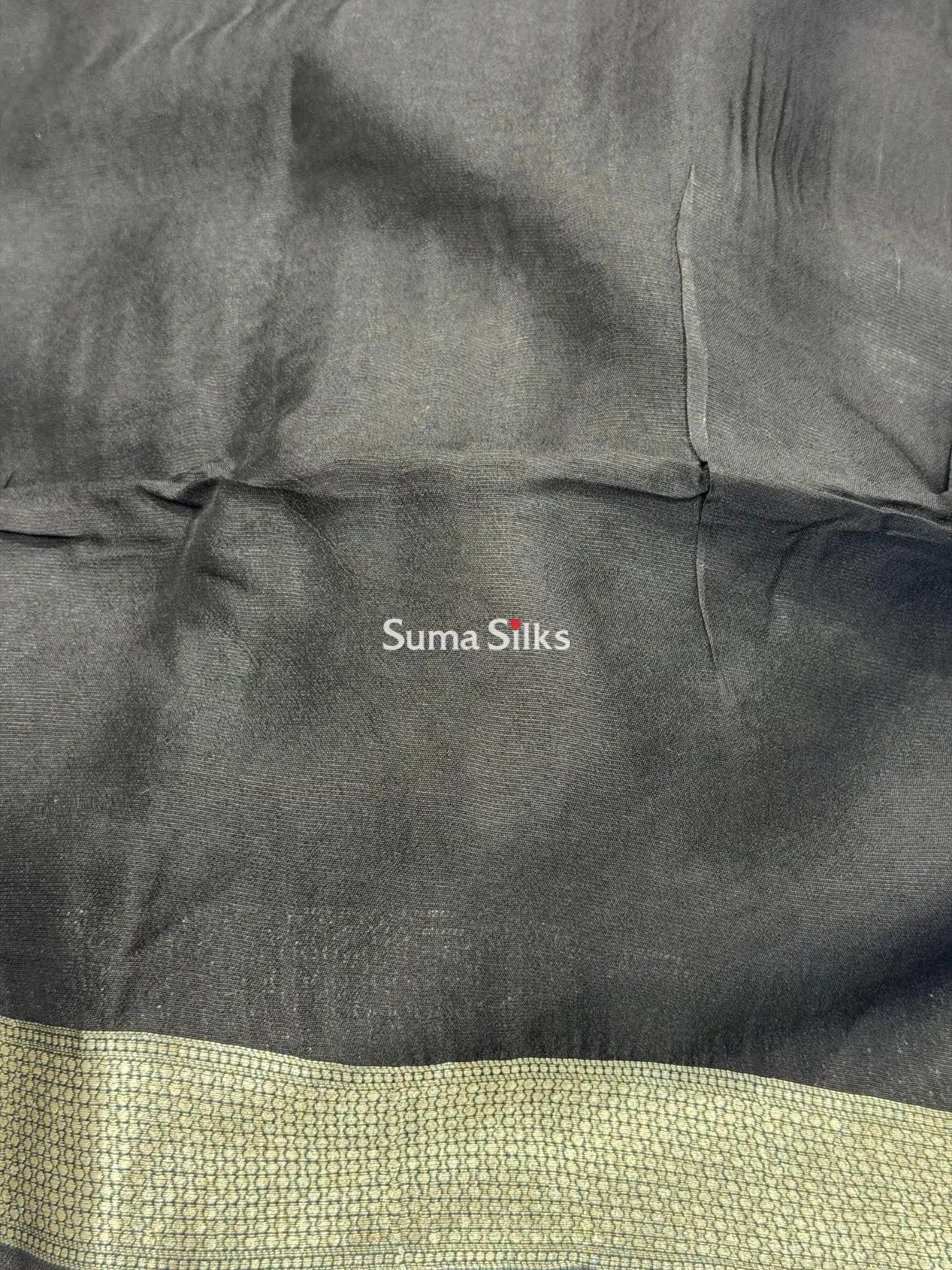 Moonga Tussar Peacock Black SSS1510-5