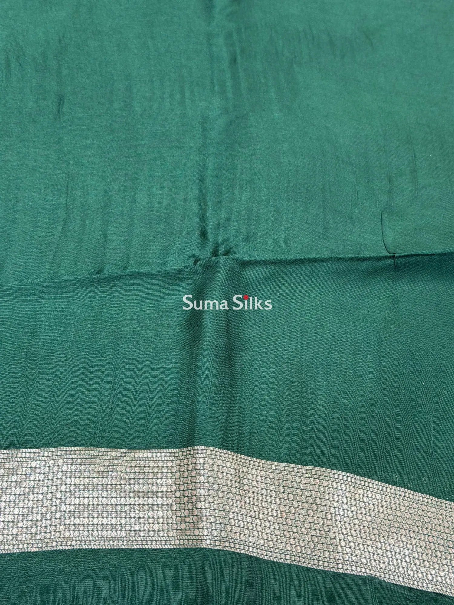 Moonga Tussar Peacock Green SSS1510-6