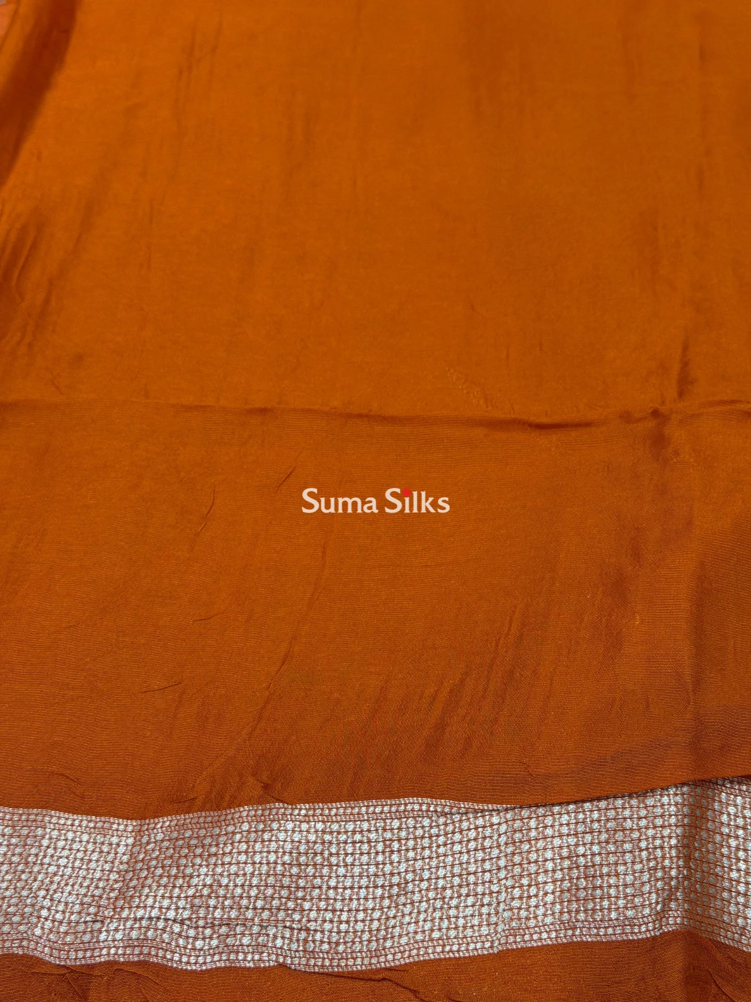Moonga Tussar Peacock Orange SSS1510-3