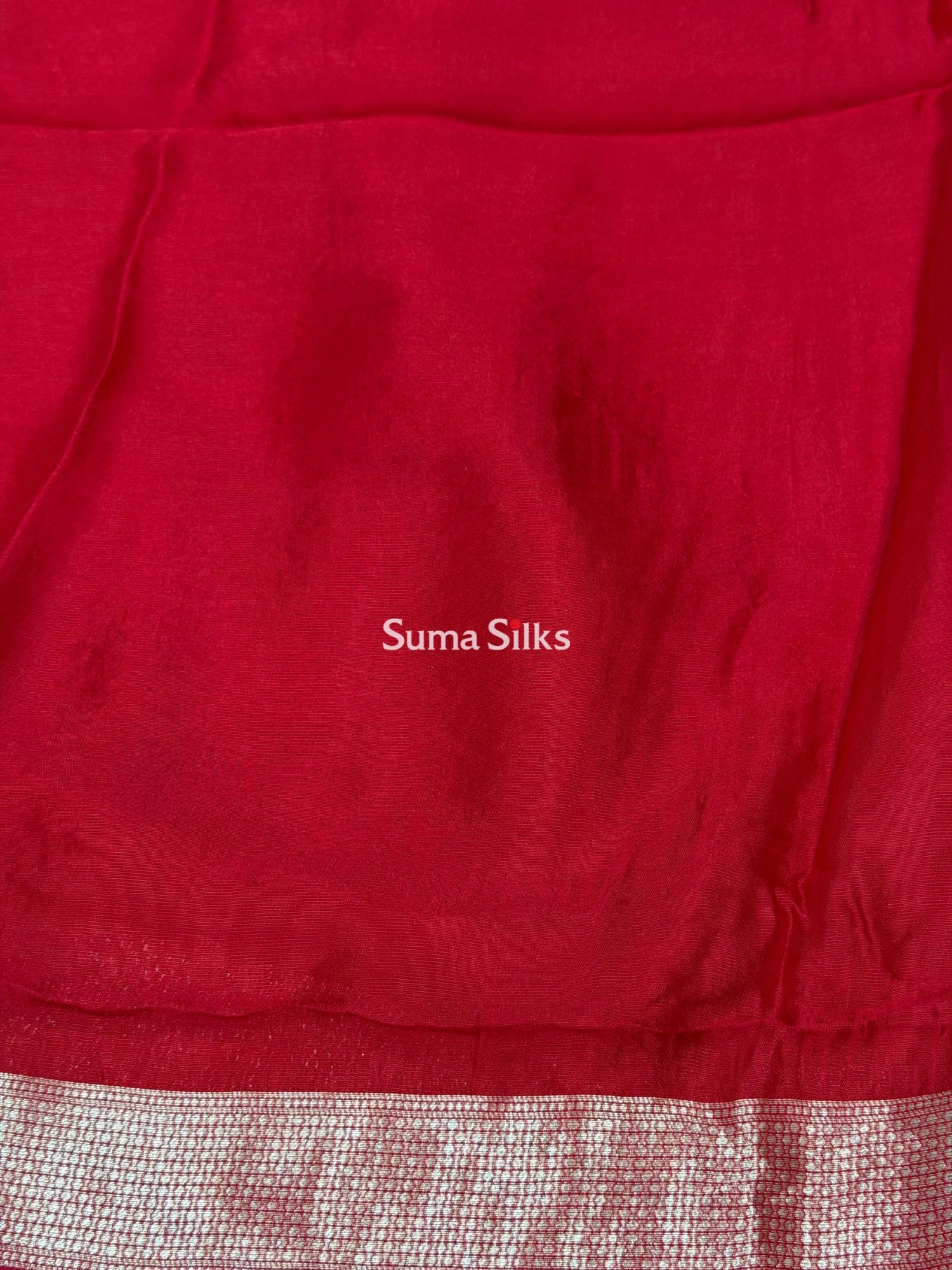 Moonga Tussar Peacock Red SSS1510-2