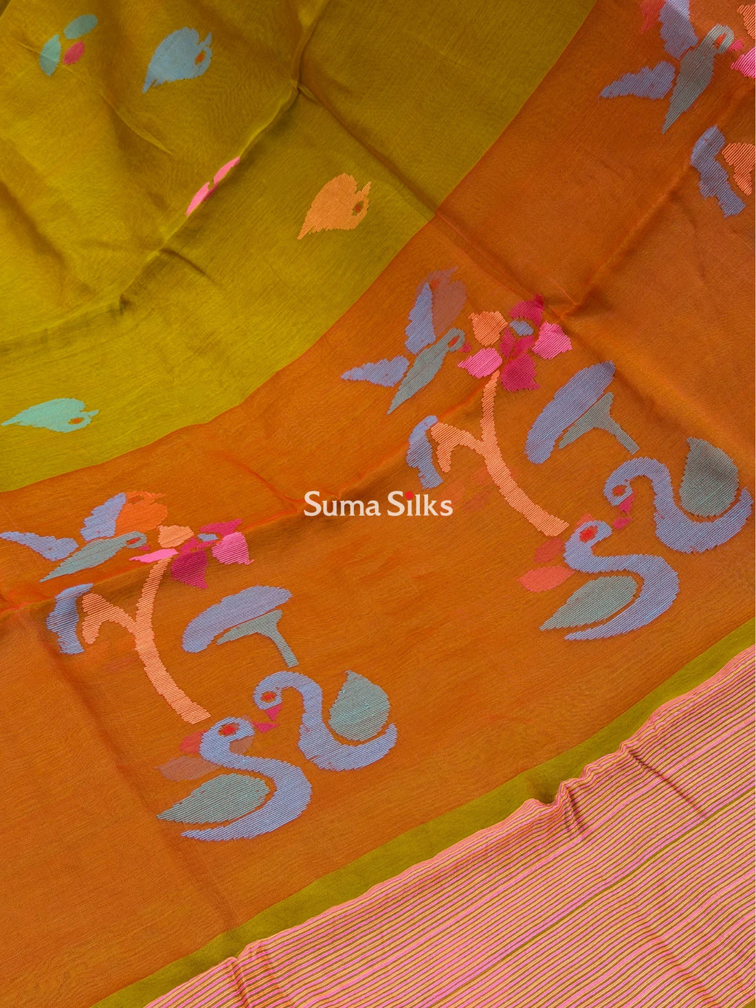Muslin Jamdani Swan Methi