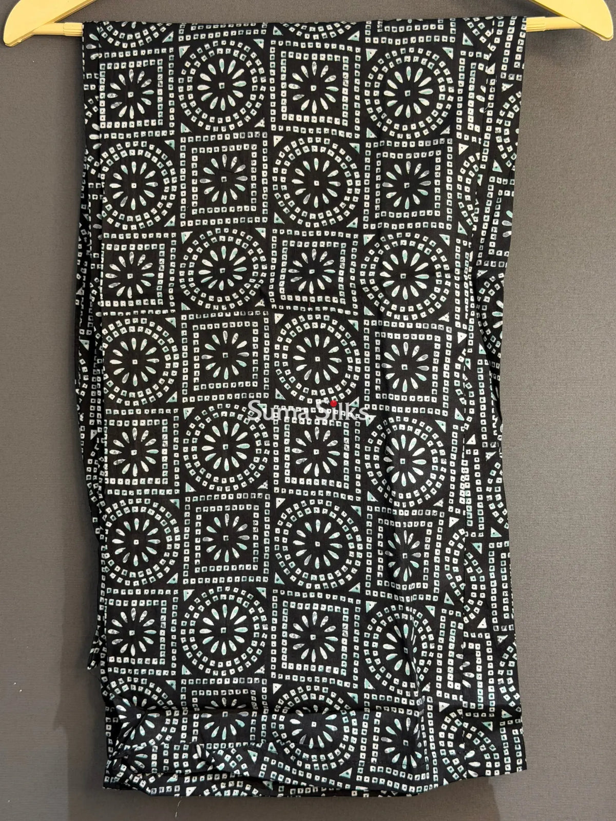 Premium Cotton Applique and Crochet Lace Work Anarkali Readymade Suit Set