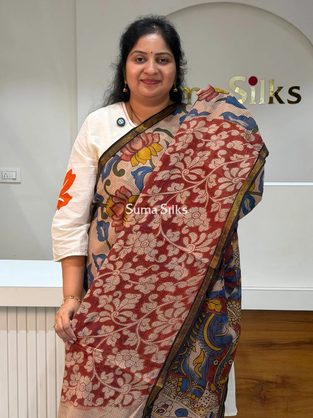Pure Kalamkari Kota Pen Kalamakari Design