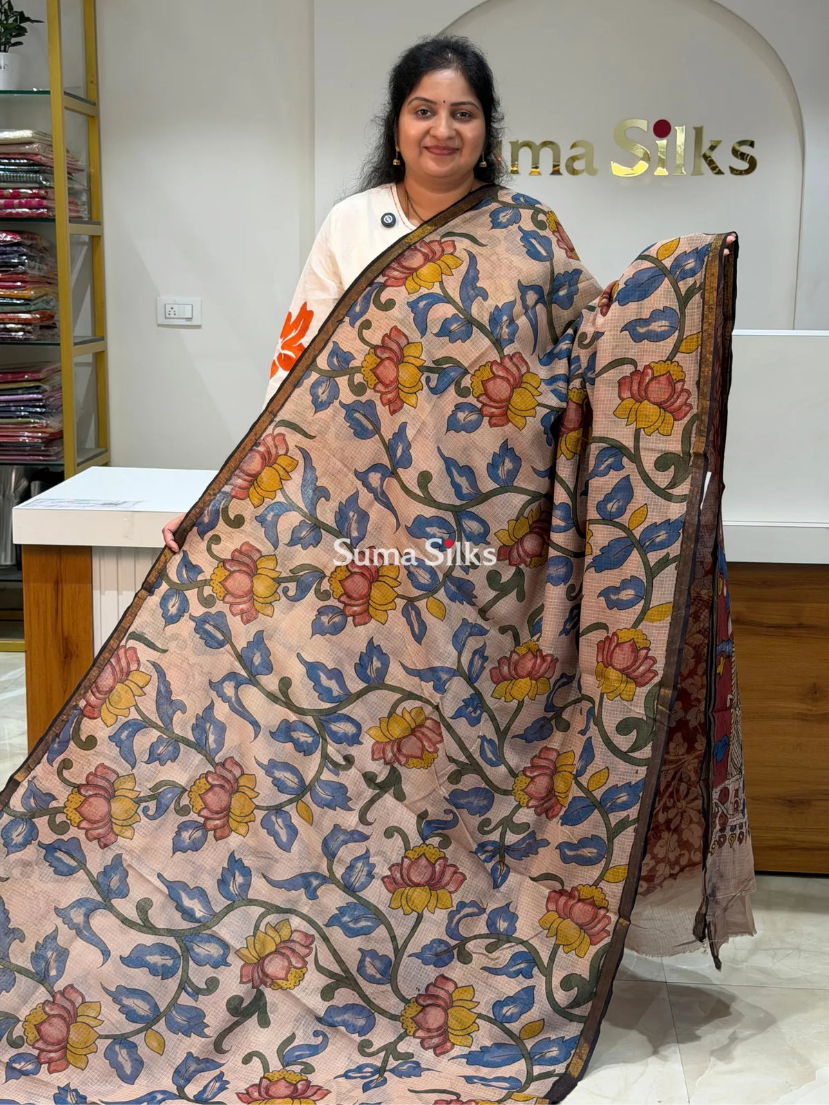 Pure Kalamkari Kota Pen Kalamakari Design