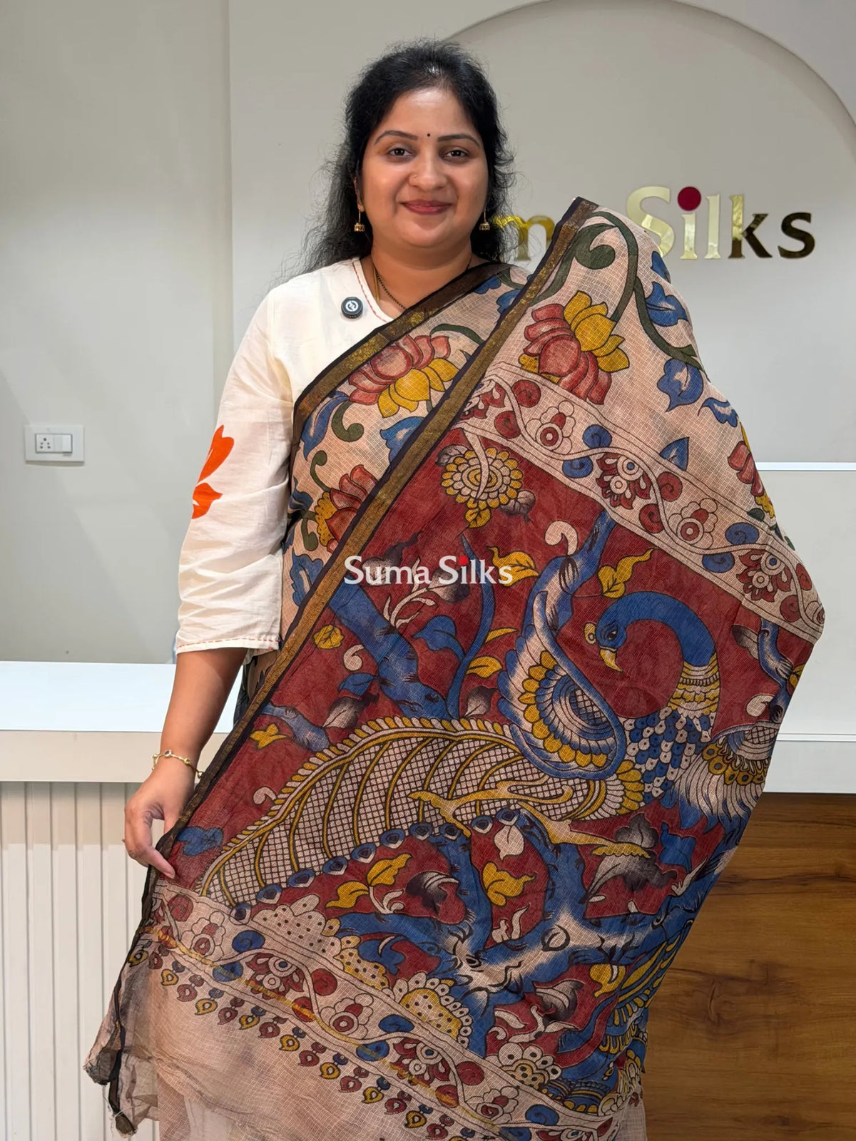 Pure Kalamkari Kota Pen Kalamakari Design
