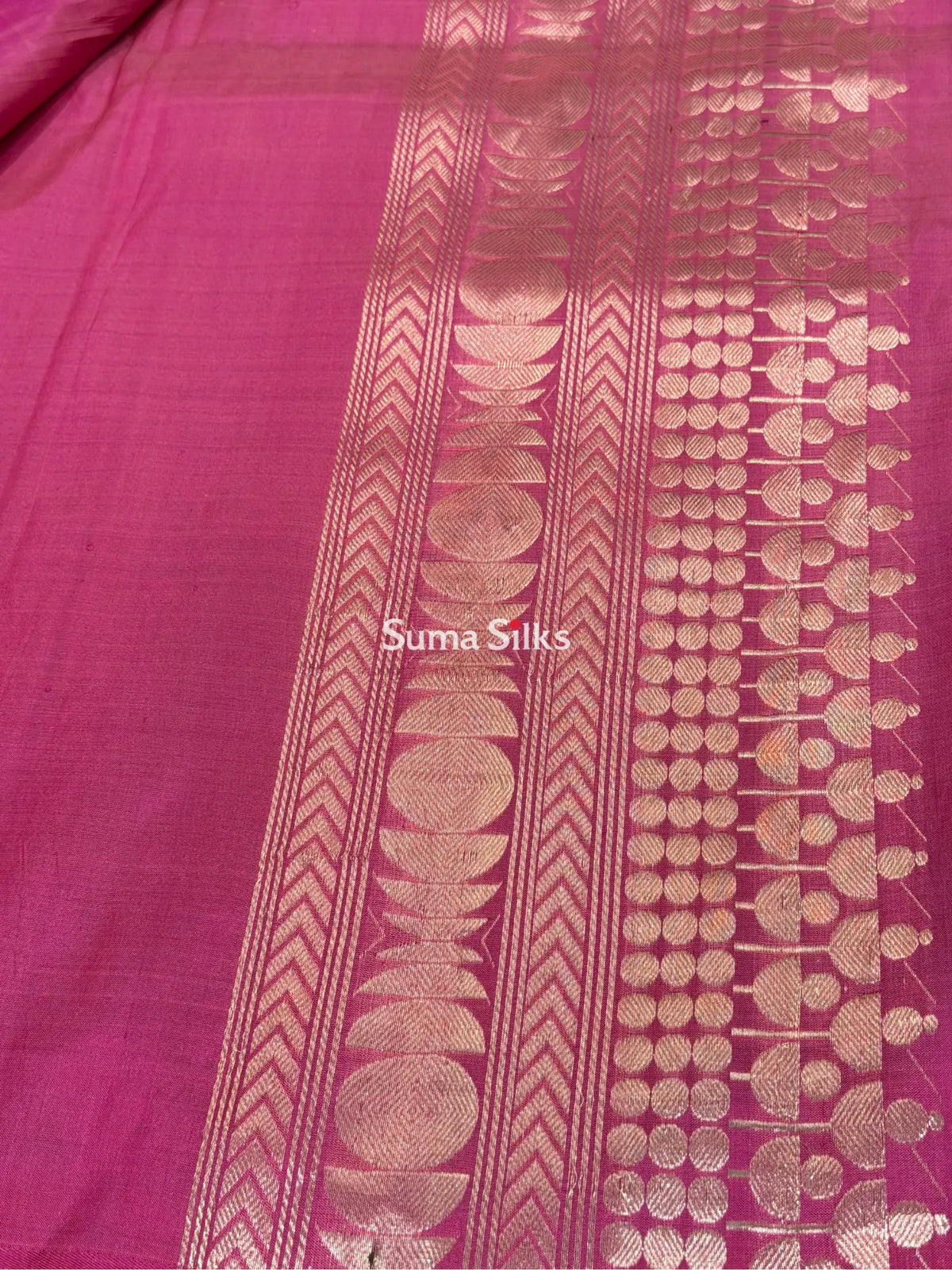 Pure Katan Silk Peach Color