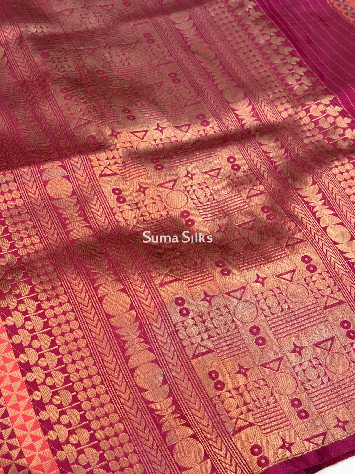Pure Katan Silk Peach Color