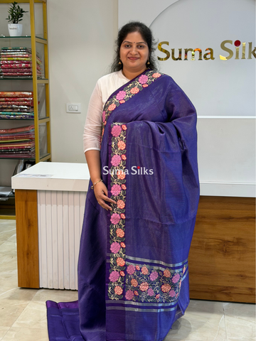 Pure Moonga Silk Petit Point Dark Purple