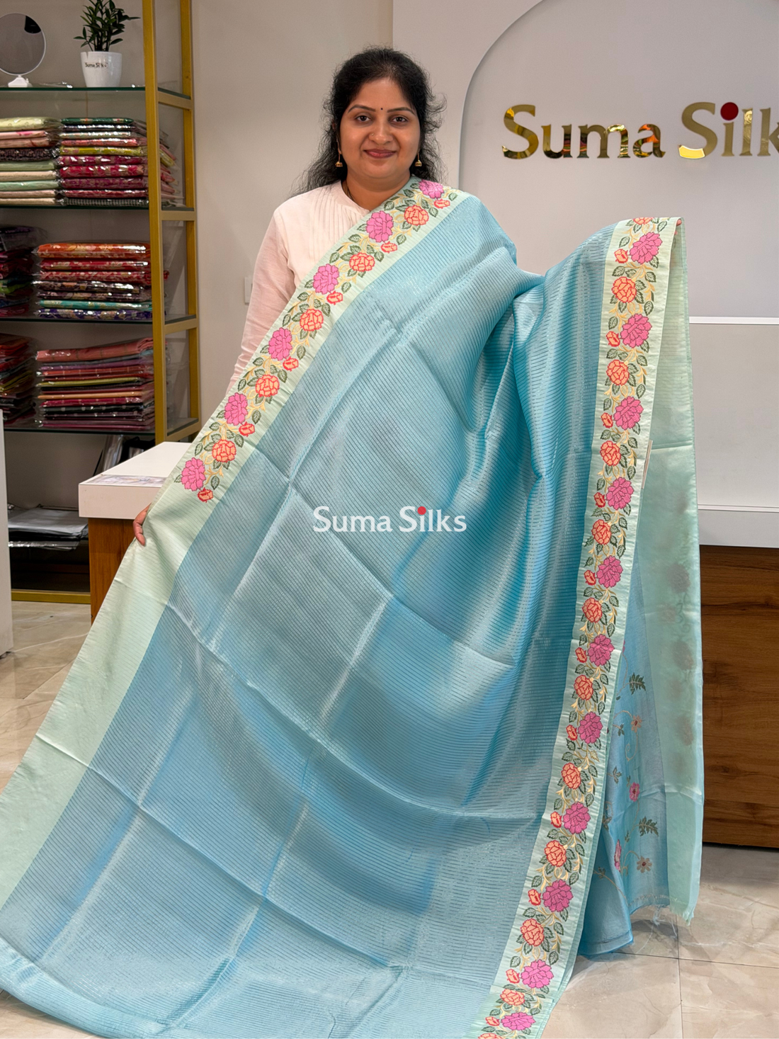 Pure Moonga Silk Petit Point Sea Blue SSS1394-1