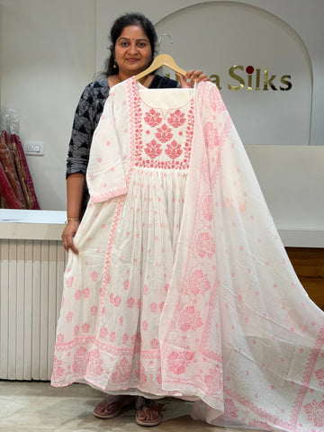 Pure Mul Cotton Anarkali