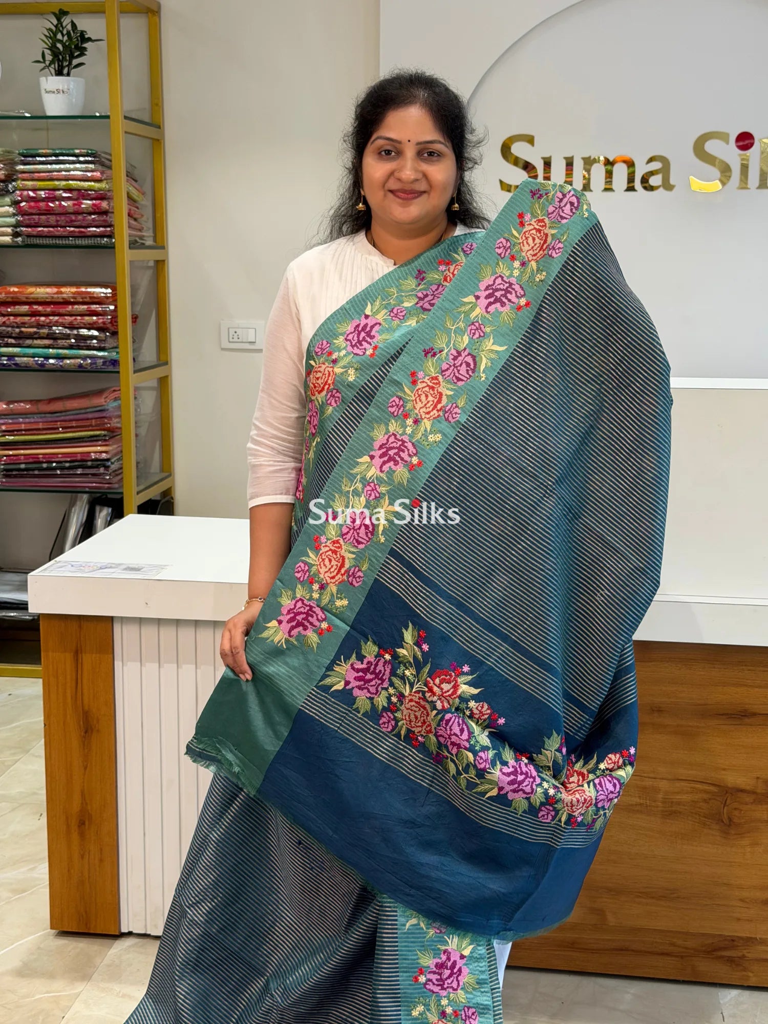 Tissue Petit Point Blue SS1459-3